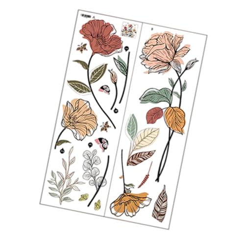 Kuntesetty Rustikaler Blumen Wandaufkleber, Abnehmbar, Hochwertig, Dekorativ, Floral, Wandaufkleber, Heimdekoration für Esszimmer, Badezimmer, Schlafzimmer, Büro Kuntesetty Rustikaler Blumen Wandaufkleber, Abnehmbar, Hochwertig, Dekorativ, Floral, Wandaufkleber, Heimdekoration für Esszimmer, Badezimmer, Schlafzimmer, Büro von Kuntesetty