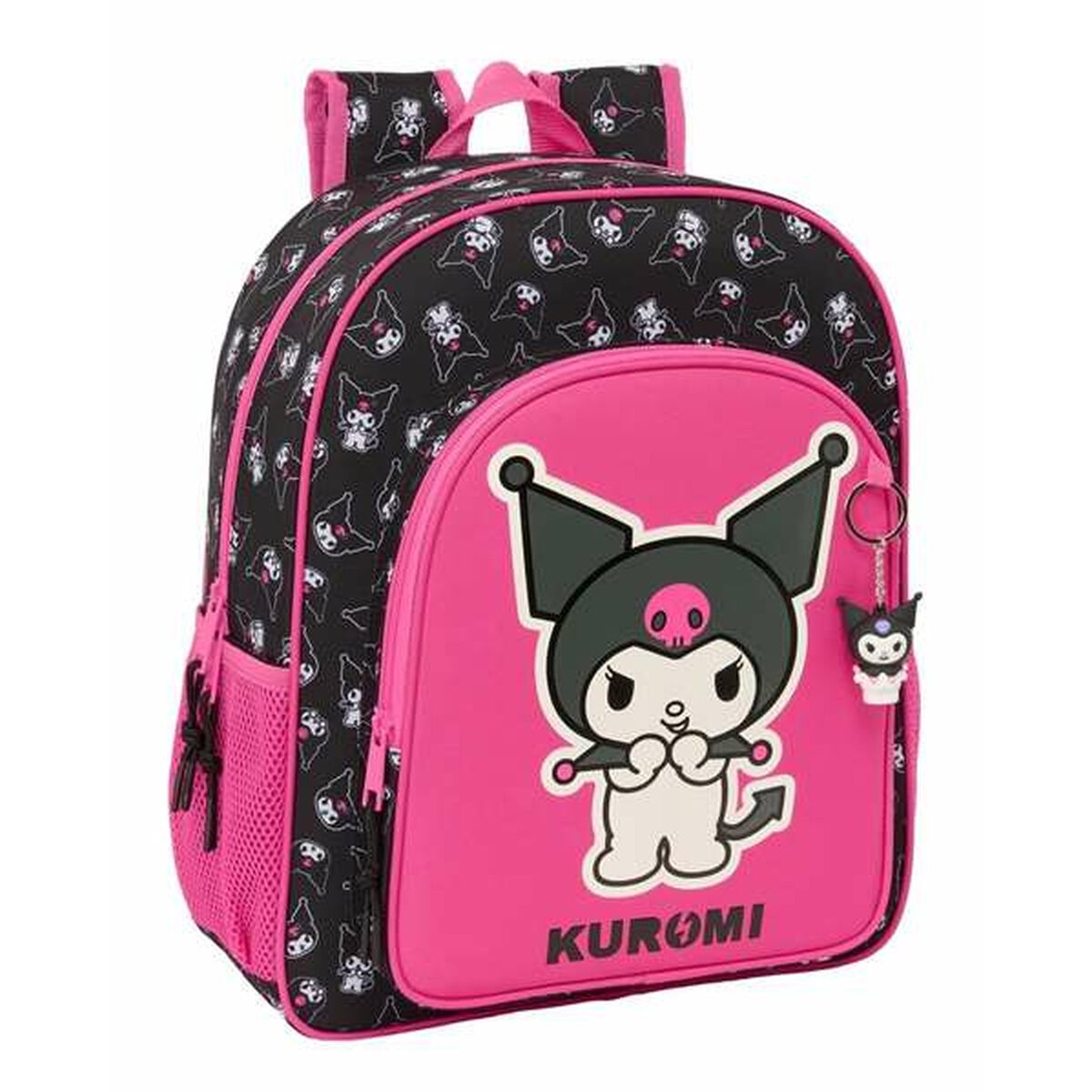 Schulranzen Kuromi Schwarz Fuchsia 32 x 38 x 12 cm von Kuromi