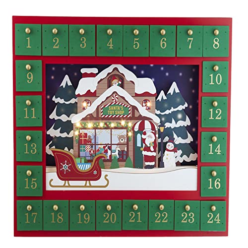 Kurt S. Adler Batteriebetriebener Weihnachtsmann Toy Shop Adventskalender, 36 cm, mehrfarbig Kurt S. Adler Batteriebetriebener Weihnachtsmann Toy Shop Adventskalender, 36 cm, mehrfarbig von Kurt S. Adler