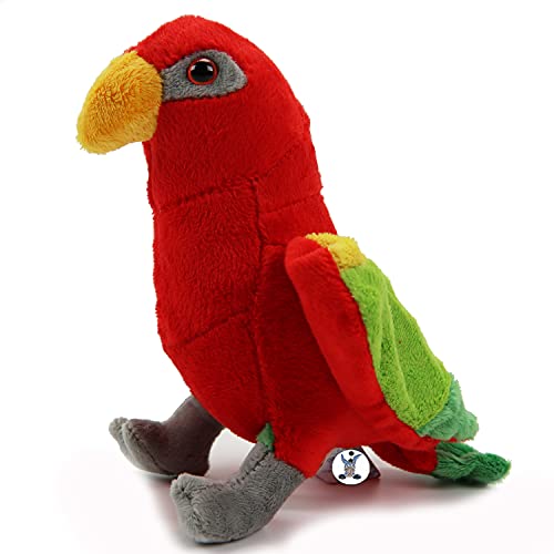 Amazone Kuscheltier Lori rot Vogel Papagei Prachtlori Plüschtier MOTAI - Kuscheltiere*biz von Kuscheltiere.biz