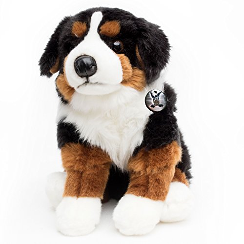 Berner Sennenhund Fanny sitzend Hund Plüschtier Kuscheltier 25 cm von Kuscheltiere.biz