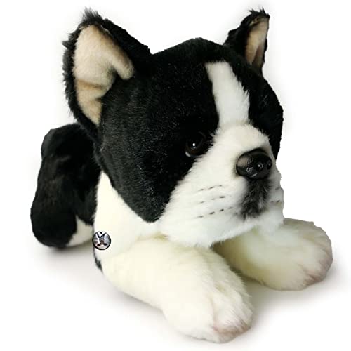 Boston Terrier Bulldogge Kuscheltier Hund Plüschhund Plüschtier Rowdy - Kuscheltiere*biz von Kuscheltiere.biz