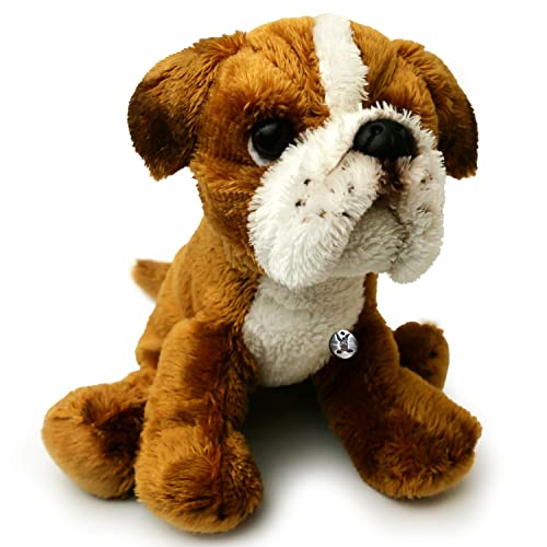 Boxer Bulldogge Kuscheltier Hund Plüschtier Schnuffelhund Tony - Kuscheltiere*biz von Kuscheltiere.biz