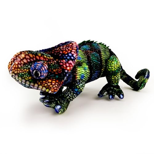 Chamäleon Kuscheltier Reptil bunt 25 cm Plüschtier Camron Chamäleon Kuscheltier Reptil bunt 25 cm Plüschtier Camron von Kuscheltiere.biz