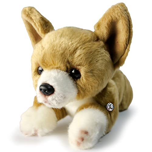 Chihuahua Kuscheltier Hund liegend braun-weiß Plüschtier Chico - Kuscheltiere*biz von Kuscheltiere.biz