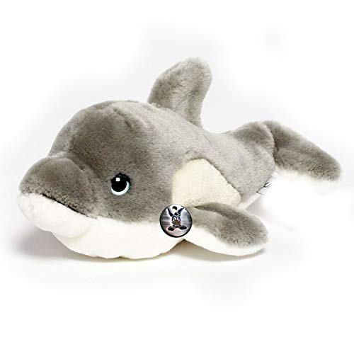 Delfin Kuscheltier Plüschtier grau-weiß 21 cm Crazy Delfin Kuscheltier Plüschtier grau-weiß 21 cm Crazy von Kuscheltiere.biz