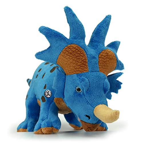 Dinosaurier Styracosaurus Kuscheltier 40 cm blau Plüschtier Ceratopsia SUNJA - Kuscheltiere*biz von Kuscheltiere.biz