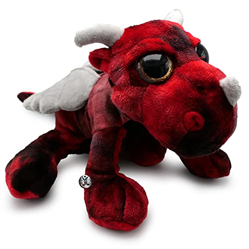 Drache rot 30 cm Kuscheltier Plüschtier Plüschdrache TIAMAT - Kuscheltiere*biz von Kuscheltiere.biz