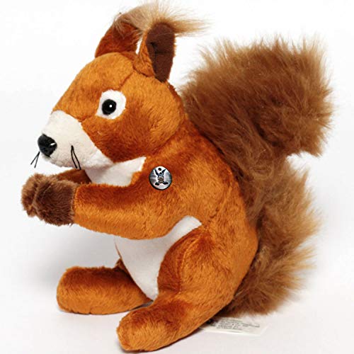 Eichhörnchen Kuscheltier Hörnchen Wildtier Plüschtier Branca - Kuscheltiere*biz von Kuscheltiere.biz