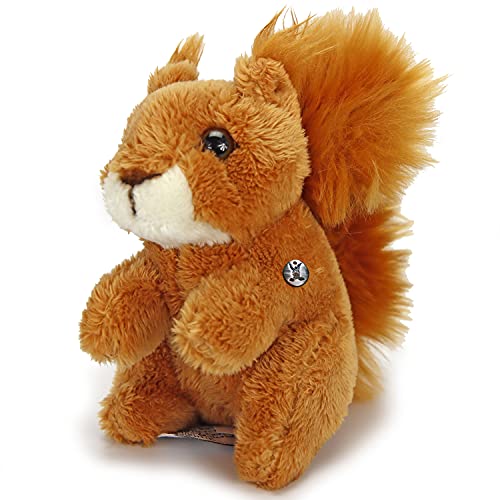 Eichhörnchen Plüschtier Kuscheltier sitzend Plüscheichhörnchen AIG - Kuscheltiere*biz von Kuscheltiere.biz