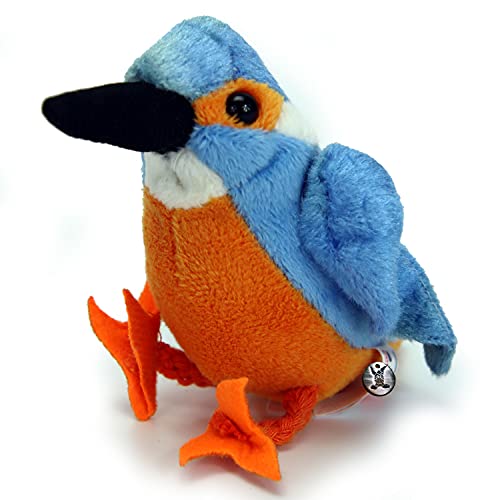 Eisvogel Kuscheltier Vogel blau orange Kuscheltier Plüschtier Wildvogel Alcedo - Kuscheltiere*biz von Kuscheltiere.biz