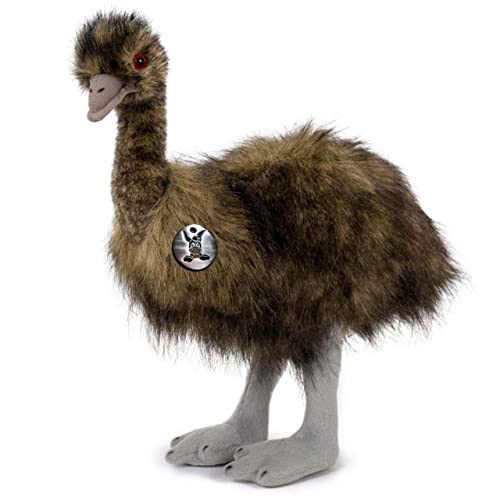 Emu Kuscheltier Vogel Laufvogel stehend Premium Plüschtier Strauß LOTTE - Kuscheltiere*biz von Kuscheltiere.biz