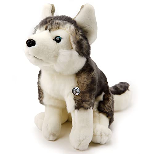 Husky Kuscheltier Hund sitzend Schlittenhund grau-weiß Plüschtier Nikita - Kuscheltiere*biz Husky Kuscheltier Hund sitzend Schlittenhund grau-weiß Plüschtier Nikita - Kuscheltiere*biz von Kuscheltiere.biz