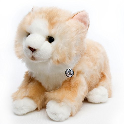 Katze Kuscheltier Maine Coon liegend Creme 30 cm Waldkatze Caramello Katze Kuscheltier Maine Coon liegend Creme 30 cm Waldkatze Caramello von Kuscheltiere.biz
