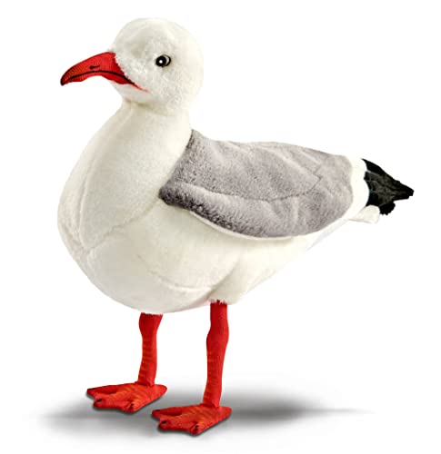 Möwe Premium Plüschtier Vogel grau weiß stehend Dekotier NILS - Kuscheltiere*biz von Kuscheltiere.biz