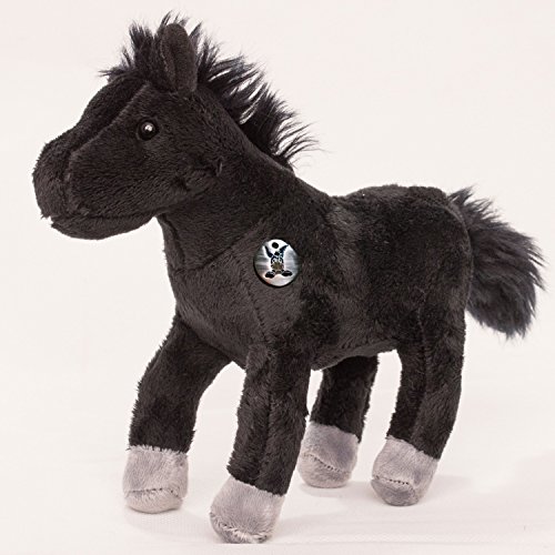 Pferd Pferdchen Pony Kuscheltier Plüschtier Stofftier (Onyx) von Kuscheltiere.biz