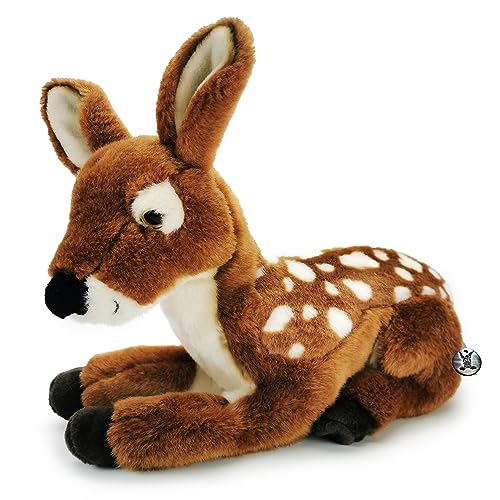 REH Kitz Kuscheltier liegend 28 cm Rehkitz Hirsch Plüsch Sarna - Kuscheltiere*biz von Kuscheltiere.biz