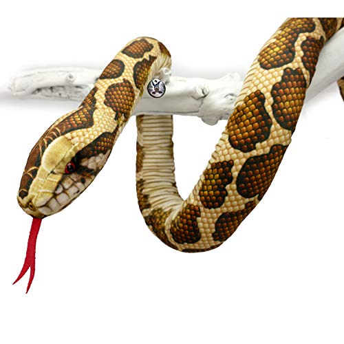 Tigerpython 100cm Kuscheltier Schlange Python Plüschschlange Plüschtier NADZL von Kuscheltiere.biz