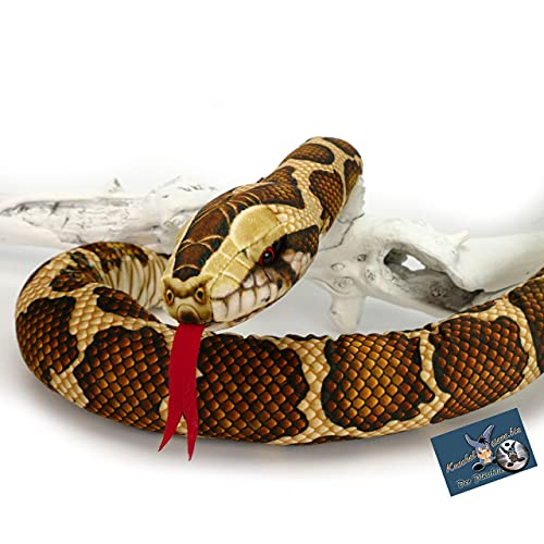 Tigerpython Kuscheltier Schlange Python Plüschschlange Plüschtier ZÜNGLI - Kuscheltiere*biz von Kuscheltiere.biz