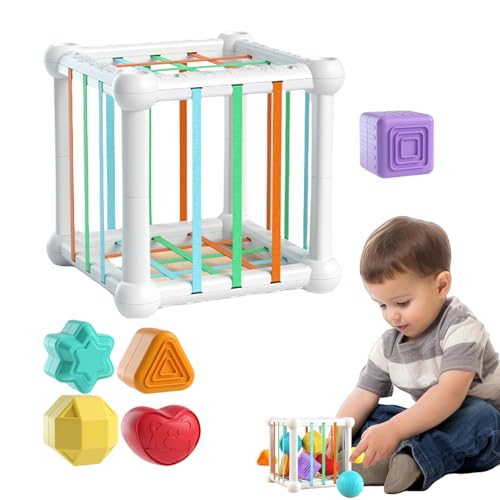 Kustimantu Babyform Sortierer, Form Sortierer | Sensorische Entwicklungsblöcke | Verbesserung der Feinmotorik Verbesserung Hand-Auge-Koordinationentwicklung Sensorische Formblöcke für Kinder 1-3 Kustimantu Babyform Sortierer, Form Sortierer | Sensorische Entwicklungsblöcke | Verbesserung der Feinmotorik Verbesserung Hand-Auge-Koordinationentwicklung Sensorische Formblöcke für Kinder 1-3 von Kustimantu