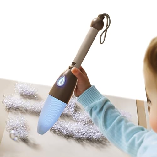 Kustimantu Bubble Blower Stab, Bubble Machine Stick - Schreiben von Blasenstab für Kinder - Chinese Pinseldesign elektrischer Schaumbläserstift für Innenpartys von Kustimantu