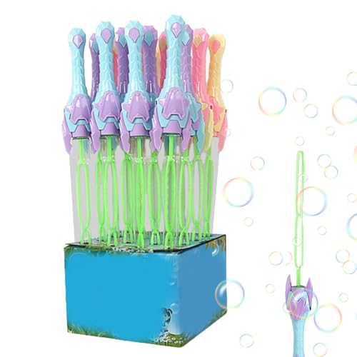 Kustimantu Bubble Sticks, Bubble -Zauberstäbe für Kinder, 10x Handheld Bubble Blower, Unterhaltungsaktivitäten im Freien, Sommerspielzeugparty -Gefälligkeiten für und Mädchen Kustimantu Bubble Sticks, Bubble -Zauberstäbe für Kinder, 10x Handheld Bubble Blower, Unterhaltungsaktivitäten im Freien, Sommerspielzeugparty -Gefälligkeiten für und Mädchen von Kustimantu