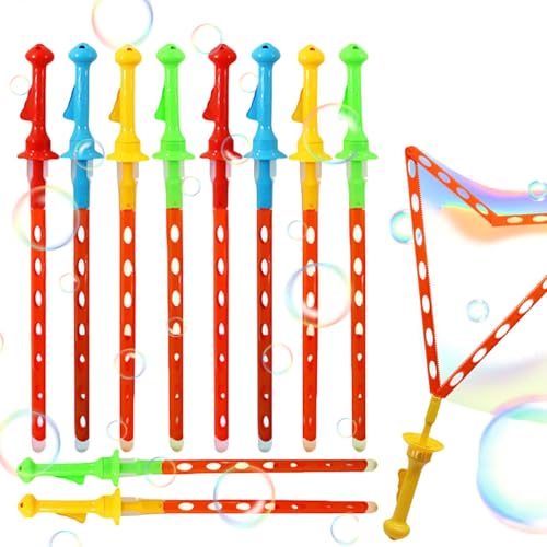 Kustimantu Bubble -Zauberstäbe, große Bubble -Zauberstäbe | 10 Stücke, die leckere Riesenblasenstab - Sport- und Outdoor -Spielspielzeug für Mutter, Tochter und Freundin von Kustimantu