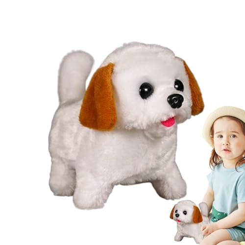 Kustimantu Gehen Hundespielzeug für Kinder, wandelnder Puppy | Hundeplüschpuppe Barking Walking Toy,Wagging Stoffed Animal Realistic Companion Haustier für & Mädchen Kustimantu Gehen Hundespielzeug für Kinder, wandelnder Puppy | Hundeplüschpuppe Barking Walking Toy,Wagging Stoffed Animal Realistic Companion Haustier für & Mädchen von Kustimantu
