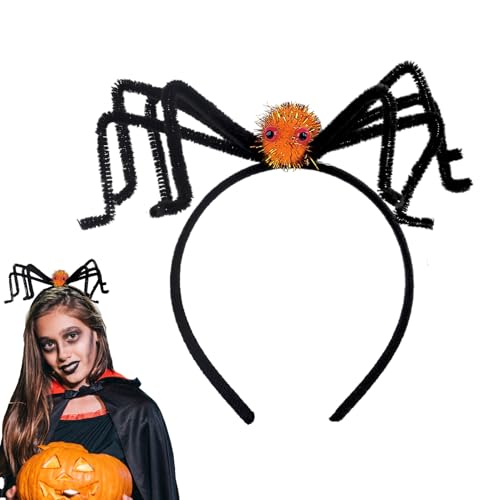 Kustimantu Halloween Kopfband - Plüschiges Gruseliges Schwarzes Spinnen Haarband | Lustiges Kopfaccessoire Haarspange Kostüm Für Erwachsene Kinder Tanzparty Themen Events Kustimantu Halloween Kopfband - Plüschiges Gruseliges Schwarzes Spinnen Haarband | Lustiges Kopfaccessoire Haarspange Kostüm Für Erwachsene Kinder Tanzparty Themen Events von Kustimantu