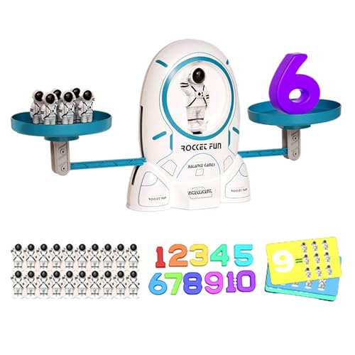 Kustimantu Math Zahlen Balance Game, Math Balance Toys - Family Tabletop Number Lernspielzeug | Fun Vorschullernhilfsmittel für, Familie, Freunde von Kustimantu