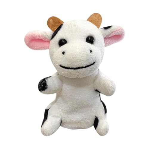 Kustimantu Puppen der Fingerfamilie für Kleinkind, Farm Fingerpuppen - Weiche Plüsch -Handpuppen | Story Time Party bevorzugt kleine Farmfiguren Spielzeug für Schulen, Shows und Klassenzimmer von Kustimantu