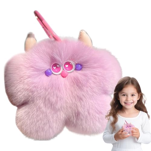 Kustimantu RABBIT FURRY CLAY RING, künstliche Schlüssel, Rex Kaninchen aus weichem Plüsch, Tierdecke, niedlicher Anhänger, modisches Accessoire für Rucksackdekoration, Taro Violett, Se référer au Kustimantu RABBIT FURRY CLAY RING, künstliche Schlüssel, Rex Kaninchen aus weichem Plüsch, Tierdecke, niedlicher Anhänger, modisches Accessoire für Rucksackdekoration, Taro Violett, Se référer au von Kustimantu