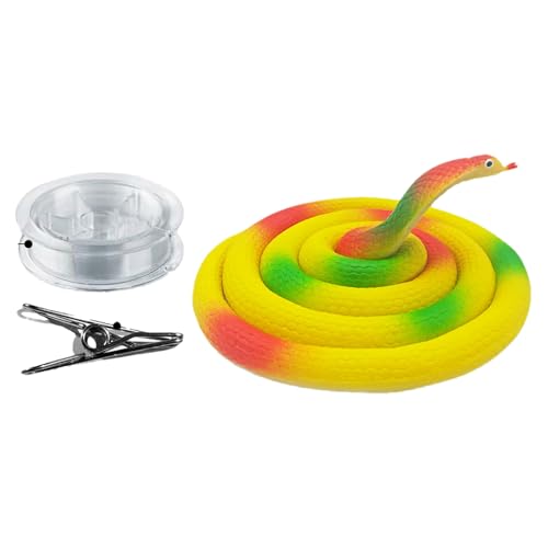 Kustimantu Schlangenspielzeug, String Snake,Simulation Tierspielzeug | Lustige Halloween -Sachen, tragbares falsches Tier für Familienversammlungen, Themenpartys von Kustimantu