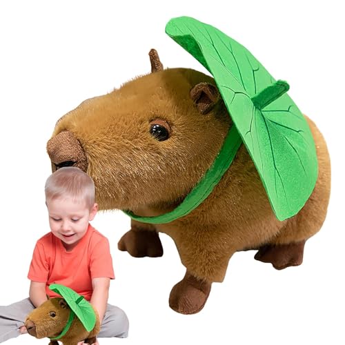 Kustimantu Stofftier Capybara Plüsch,Cartoon Capybara Stofftier Figur | Gemütliches Sofa Kuscheltier Für Kinder Jugendliche Mädchen Einschlafbegleiter Kustimantu Stofftier Capybara Plüsch,Cartoon Capybara Stofftier Figur | Gemütliches Sofa Kuscheltier Für Kinder Jugendliche Mädchen Einschlafbegleiter von Kustimantu