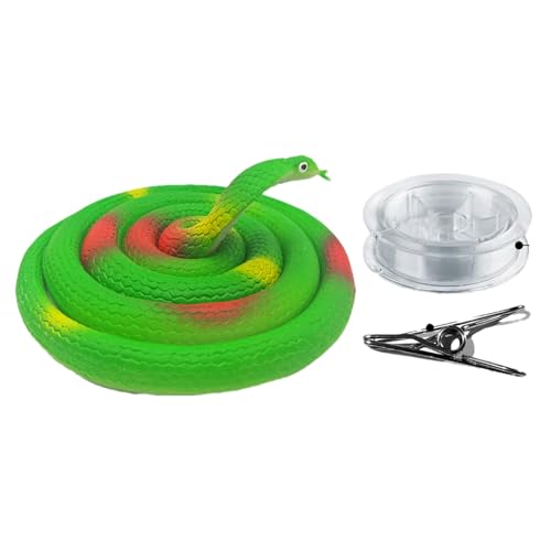 Kustimantu String Snake, Clip on Streich Schlange | Simulation Streichspielzeug | Interaktive Partys Vorräte, tragbare Halloween -Sachen für Studio, Zuhause, Reisen Kustimantu String Snake, Clip on Streich Schlange | Simulation Streichspielzeug | Interaktive Partys Vorräte, tragbare Halloween -Sachen für Studio, Zuhause, Reisen von Kustimantu