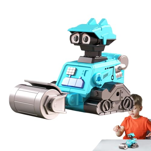 Kustimantu Ziehen Sie das Spielzeugauto zurück, ziehen Sie Auto für Kleinkind zurück | Trägheit Automobile Bright Color Kleinkindauto Modell | Kids Bulldozer Road Roller mit beweglichen Gelenken für von Kustimantu