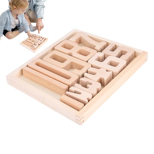 Kustimantu Ziffernblöcke, Zahlenbausteine ​​ | Mathematikmanipulative für zu Hause,Pädagogische Lernen Stapelspielzeug für Kleinkind, Zahlenstapel-Homeschool-Vorräte für Kinder 1-3 Jahre alt von Kustimantu