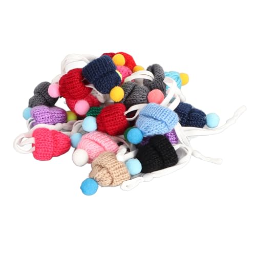 Kuuleyn Mini -Strickhut, Wollpolyester -Kunsthandwerk, Weihnachtsschmuck handgefertigte Dekorationen Festliche Accessoires Premium -Qualität einfach zu verwenden vielseitige Kuuleyn Mini -Strickhut, Wollpolyester -Kunsthandwerk, Weihnachtsschmuck handgefertigte Dekorationen Festliche Accessoires Premium -Qualität einfach zu verwenden vielseitige von Kuuleyn