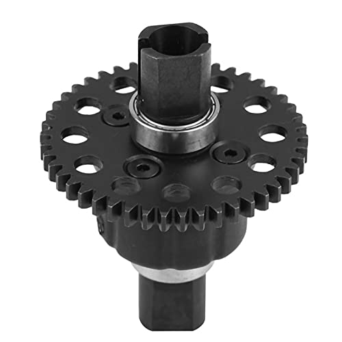 RC-Differential,RC Differentialgetriebe, RC Car Differential Gear, Ferngesteuertes Modell Fahrzeugzubehör Mittleres für RC Car für Truggy SCT 1/8 Or DF- Models 6684 RC Car(46T 1.0Mo Steel Gear) von Kuuleyn
