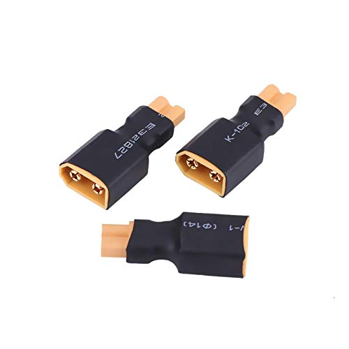 5pcs XT30 zu XT60 RC Drone Connector Adapter Battery Converter Plug(XT30 weiblich auf XT60 männlich) Adapterstecker für Modellflugzeugbatterien von Kuuleyn