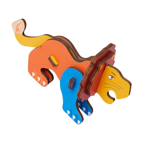 3D-Tierpuzzle, 3D-Tierpuzzle für Kinder - Kognitive Rätsel - Puzzles für Kinder, Lernspielzeug, Holztier-Puzzle, Cartoon-Modellspielzeug von Kuxiptin