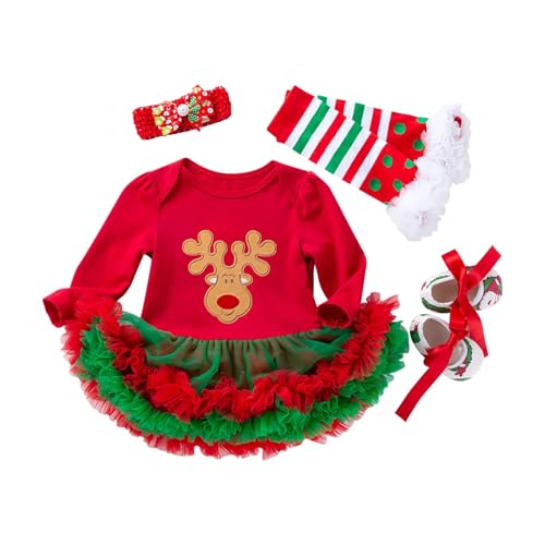 Weihnachtspulli Kinder Baby Kleidung Babyspielzeug 0 6 Monate Babykleidung Fuer Maedchen Geschenk Neugeborene Weihnachten Mein Erstes Outfit Kostü von Kwatieh