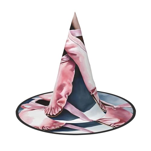 Kwjsdfea Balletttänzerin, vielseitiger Halloween-Hut, Hexenhut für Damen, Herren, Erwachsene, lustige und stilvolle Halloween-Party-Dekoration, 1 Stück Kwjsdfea Balletttänzerin, vielseitiger Halloween-Hut, Hexenhut für Damen, Herren, Erwachsene, lustige und stilvolle Halloween-Party-Dekoration, 1 Stück von Kwjsdfea