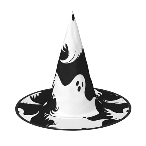 Kwjsdfea Halloween-Gothic-Druck, vielseitiger Halloween-Hut, Hexenhut für Damen, Herren, Erwachsene, lustige und stilvolle Halloween-Party-Dekoration, 1 Stück Kwjsdfea Halloween-Gothic-Druck, vielseitiger Halloween-Hut, Hexenhut für Damen, Herren, Erwachsene, lustige und stilvolle Halloween-Party-Dekoration, 1 Stück von Kwjsdfea