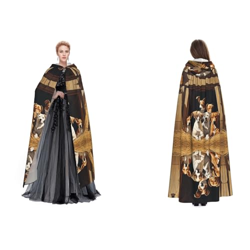 Kwjsdfea Kapuzenumhang für Erwachsene, Unisex, Satin, Cosplay, Halloween, Weihnachten, Party, Kostüm, Bauernhoftiere bedruckt Kwjsdfea Kapuzenumhang für Erwachsene, Unisex, Satin, Cosplay, Halloween, Weihnachten, Party, Kostüm, Bauernhoftiere bedruckt von Kwjsdfea