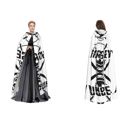 Kwjsdfea Kapuzenumhang für Erwachsene, Unisex, Satin, Cosplay, Halloween, Weihnachten, Party, Kostüm, Hockey-Druck Kwjsdfea Kapuzenumhang für Erwachsene, Unisex, Satin, Cosplay, Halloween, Weihnachten, Party, Kostüm, Hockey-Druck von Kwjsdfea