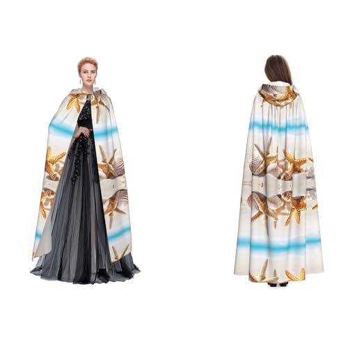Kwjsdfea Kapuzenumhang für Erwachsene, Unisex, Satin, Cosplay, Halloween, Weihnachten, Party, Kostüme, Strandmotiv bedruckt Kwjsdfea Kapuzenumhang für Erwachsene, Unisex, Satin, Cosplay, Halloween, Weihnachten, Party, Kostüme, Strandmotiv bedruckt von Kwjsdfea