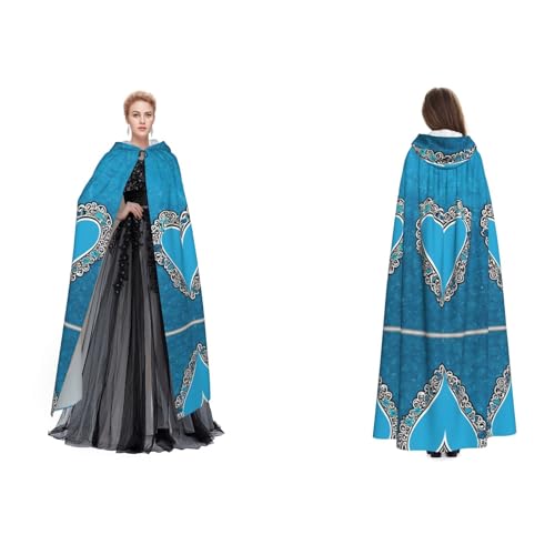 Kwjsdfea Kapuzenumhang für Erwachsene, Unisex, Satin, Cosplay, Halloween, Weihnachten, Party, Kostüme, bedruckt mit Aufschrift "I Love Gymnastics" von Kwjsdfea