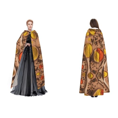 Kwjsdfea Kapuzenumhang für Erwachsene, Unisex, Satin, Cosplay, Halloween, Weihnachten, Party, Kostüme, verschiedene Jahreszeiten, bedruckte Muster gedruckt Kwjsdfea Kapuzenumhang für Erwachsene, Unisex, Satin, Cosplay, Halloween, Weihnachten, Party, Kostüme, verschiedene Jahreszeiten, bedruckte Muster gedruckt von Kwjsdfea
