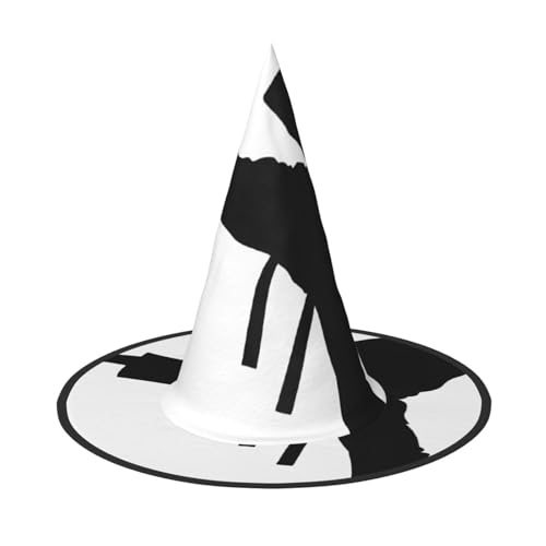 Kwjsdfea Taekwondo Kampfsport-Druck, vielseitiger Halloween-Hut, Hexenhut für Damen, Herren, Erwachsene, lustige und stilvolle Halloween-Party-Dekoration, 1 Stück von Kwjsdfea